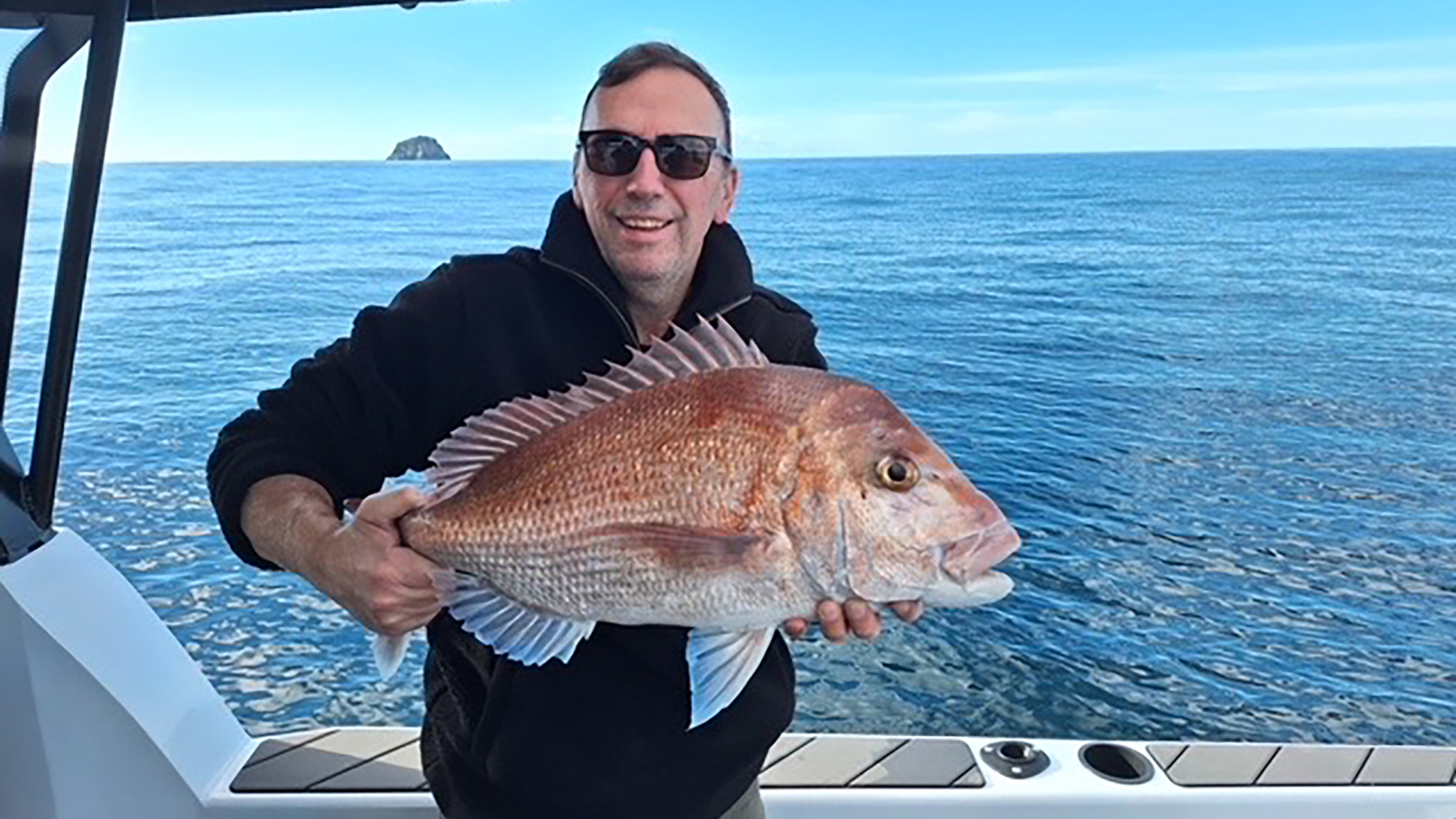 Matt with his big snapper